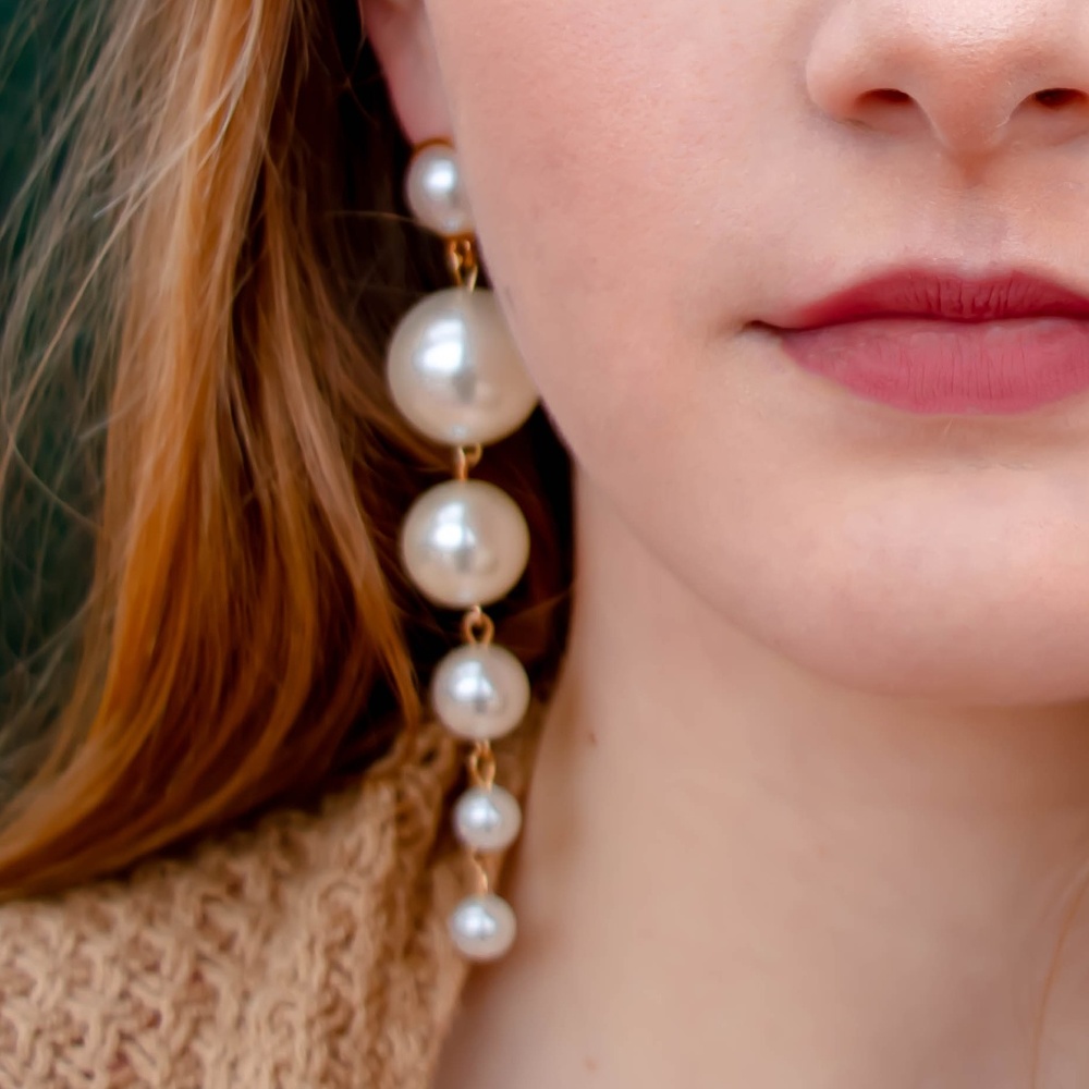 Pearl Earrings - Picture 3 of 7